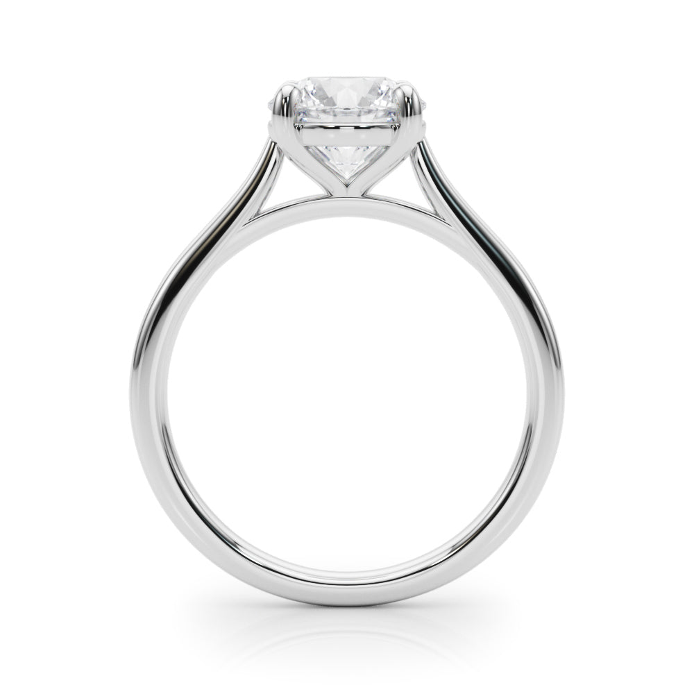 1 CT Lab Diamond 14K White Gold Solitaire