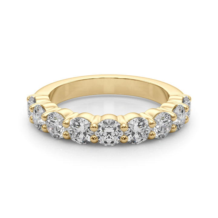 9-Stone Lab Diamond 18K Yellow Gold Ring