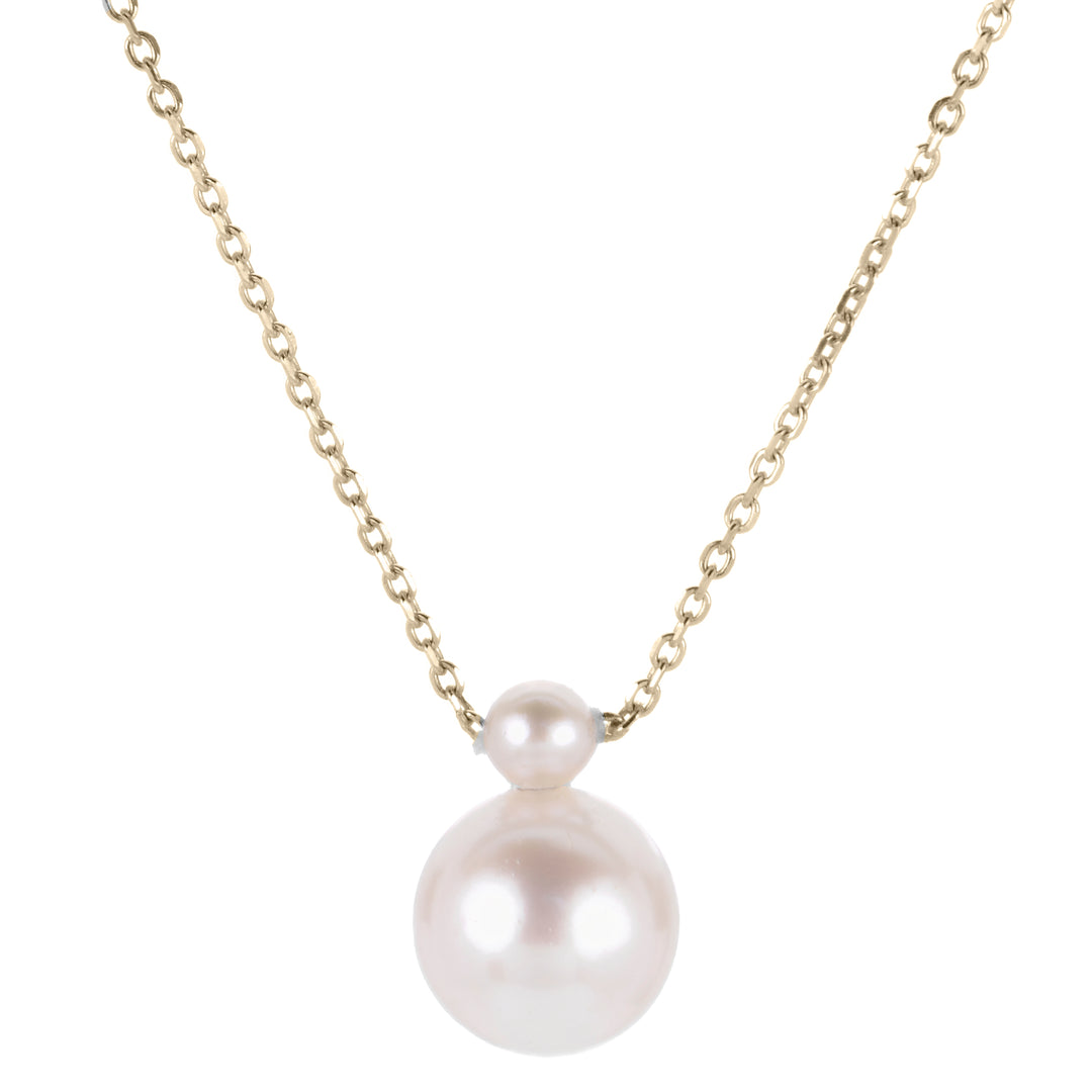 14KT Yellow Gold Freshwater Pearl Necklace