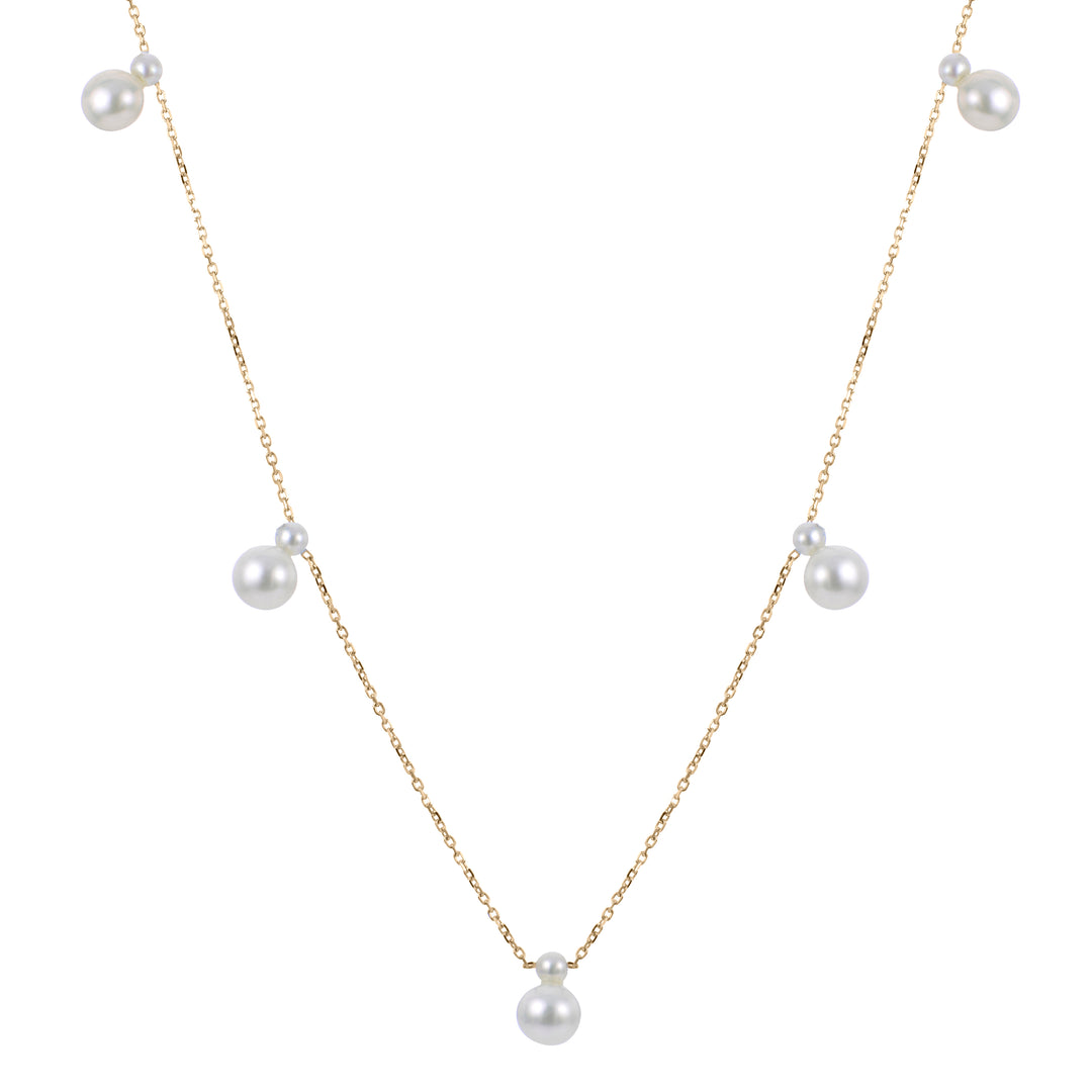14KT Yellow Gold Freshwater Pearl Necklace